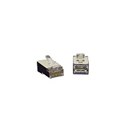 C2G 10pk Cat5e Mod Plug - Rnd Solid Shielded (27576)