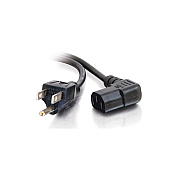 C2G 10ft Right Angle Universal Power Cord (27909)