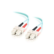 Leviton C2g 3m Sc-sc 10g Om3 Mm Fiber-aqua (33059)
