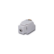 C2G 3.5mm Keystone Adapter 3-conductor White (37036)
