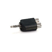 C2G 3.5mm Male To (2) Rca Female Adapter (40645)