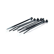 C2G 4in Cable Tie Multipack (100 Pack) Black (43036)
