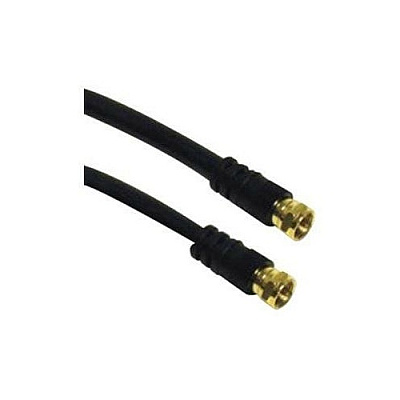 C2G 6ft F-type Rg6 Coaxial Video Cable Black (29132)
