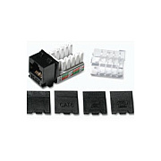 C2G Cat6 Rj45 Utp Keystone Jack - Black (29313)