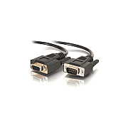 C2G 15ft Db9 M/f Straight Thru Ext Cbl Black (52032)
