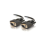 C2G 10ft Db9 F/f Straight Thru Cable Black (52036)
