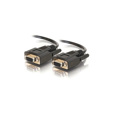 C2G 15ft Db9 F/f Straight Thru Cable Black (52037)