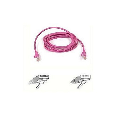 Belkin Cable,cat5e,utp,rj45m/m,2 ,pnk,patch (A3L79102PNK)