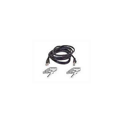 Belkin 25ft Cat5e Snagless Patch Cable Black (A3L791B25BLKS)