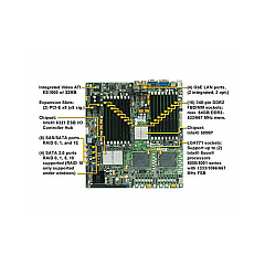 Tyan Computer Motherboard Extended Atx 5000p (S5383G2NR)