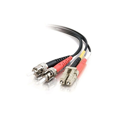 Leviton C2g 1m Lc-st 62.5/125 Om1 Fiber-blk (37201)