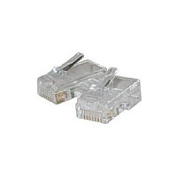 C2G Rj45 8x8 Mod Plug Flat Stranded Cbl 10pk (01931)