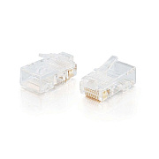 C2G Rj45 8x8 Mod Plug Flat Stranded Cbl 25pk (01939)