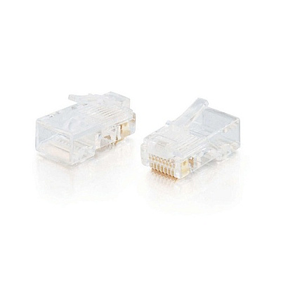 C2G Rj45 8x8 Mod Plug Flat Stranded Cbl 25pk (01939)