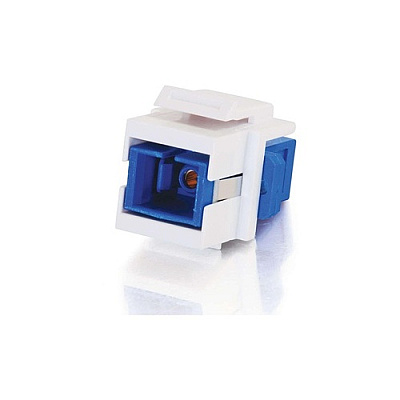 Leviton Snap-in Sc Fiber Keystone Module Wht (03826)