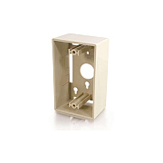 C2G Single Gang Wall Box - Ivory (03838)