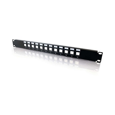 C2G Blank Keystone Patch Panel 12-port (03857)