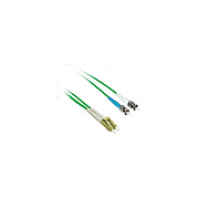 Leviton C2g 3m Lc-st 9/125 Os1 Fiber Cbl-grn (33332)