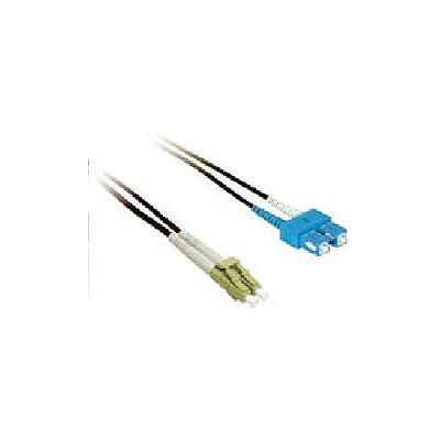 Leviton C2g 2m Lc-sc 9/125 Os1 Fiber Cbl-blk (33341)