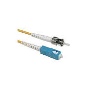 Leviton C2g 3m Sc-st 9/125 Os1 Sm Fiber-ylw (37125)