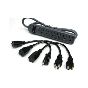 C2G Surge W/ 3 1ft Power Extension Cords (39995)