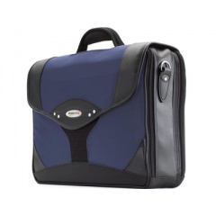Mobile Edge Premium Laptop Briefcase-blk/navy 15.6 (MEBCP3)