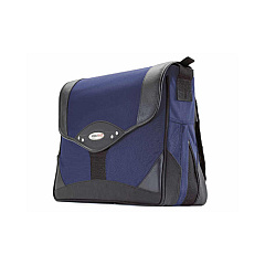 Mobile Edge Premium Laptop Messenger-black/navy-15.4 (MEMP03)