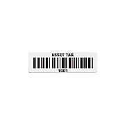 Wasserstein Pre-printed Paper Asset Tag 2.0 X 1.0 (633808403515)