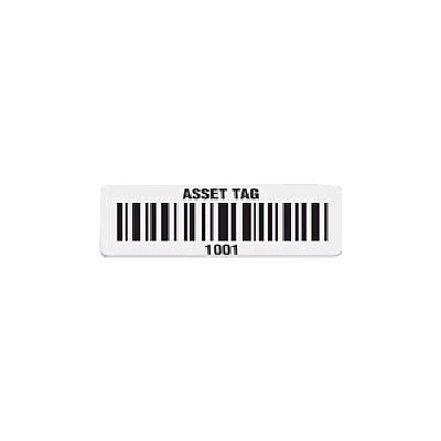 Wasserstein Pre-printed Paper Asset Tag 2.0 X 1.0 (633808403515)