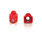 C2G Rj45 Plug Cover-6.0mm Red-50 Pk (04755)