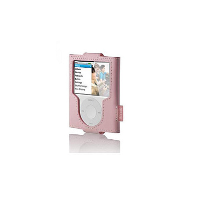 Belkin Ipod Nano 3g Leather Sleeve Cameo Pink (F8Z204PNK)