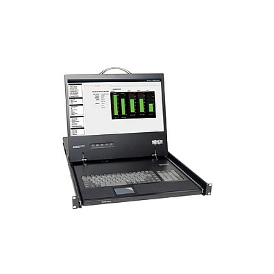 Tripp Lite 1u Rack Console Kvm Switch W/ 19in Lcd (B02100019)