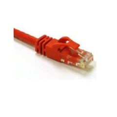 Micropac Technologies Cat6 Molded Patch Cable, Red, 25ft (C6-25-RDB)
