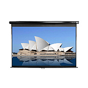 Elite Screens Manual Pull Down Projector Screen 100in (M100XWHE24)