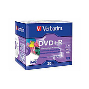 Verbatim Disc, Dvd+r, 4.7gb, 16x, (VER96122)