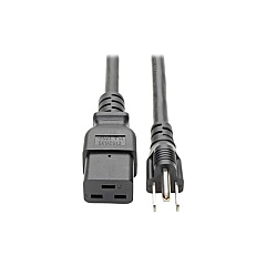 Tripp Lite 10ft Power Cord 15a 14awg C19 To 5-15p (P034010)