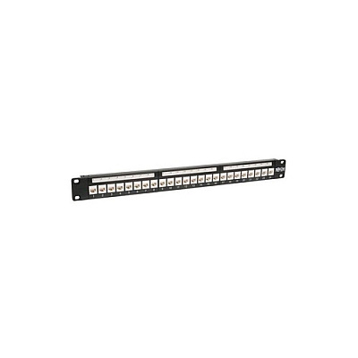 Tripp Lite 24-port 1u Cat6/5 Feed-thru Patch Panel (N250024LP)