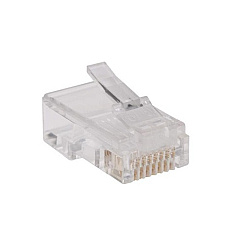 Tripp Lite 100pk Flat Solid 4 Pair Cat5e Rj45 Plugs (N030100FL)