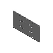 Hcw Distributing 100 X 200mm Vesa Plate (7VESA1X2603)