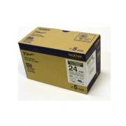 Brother High Grade Tapes,5pk, Black On Yellow (HGE6515PK)