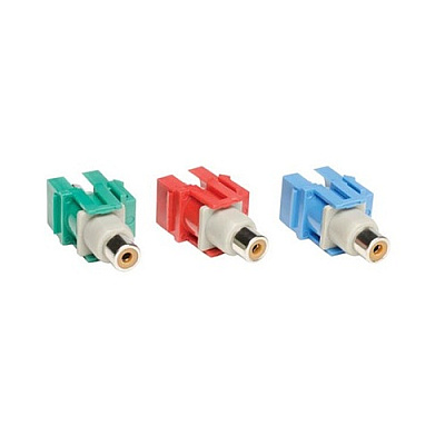 Tripp Lite Component Video Keystone Snap-in R/g/b (A008000KJ)