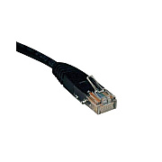 Tripp Lite 100ft Cat5e Molded Patch Cable M/m Black (N002100BK)