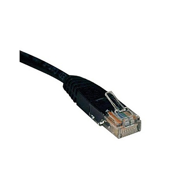 Tripp Lite 100ft Cat5e Molded Patch Cable M/m Black (N002100BK)