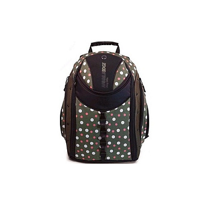 Mobile Edge Express Backpack-16pc/17mac Green Dots (MEBPE9D)