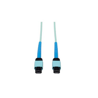 Tripp Lite 10m Mtp/mpo Om3 Fiber Cable Aqua Plenum (N84610M24P)