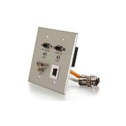 C2G Rapidrun Al Wp (2)hd15+(2)3.5+3rca+ks V2 (60034)