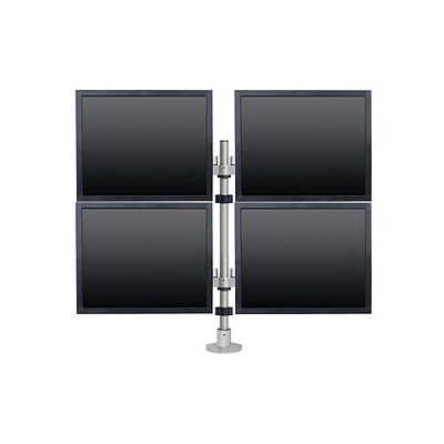 Hcw Distributing Articulating Quad Lcd Arm W/28in Pole (9120D28FM104)