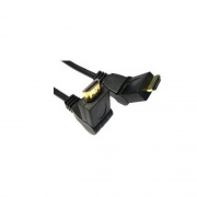 Inland Products Hdmi Cable Swivel 6feet Blk/gold1.4 (8232)