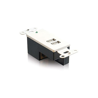 C2G 2-port Usb Superbooster Wallplate-receiv (29345)