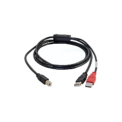 C2G 6ft Usb 2.0 B Male To (2)usb (28108)